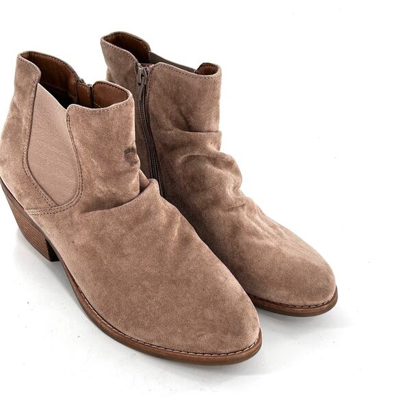 Sofft Eurosoft Adeah Boots 11 NWOT Tan Nude Beige Ankle Booties Boho Comfort - Picture 5 of 7